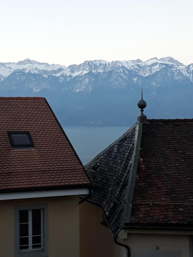Aux Trois Soleils Bed & Breakfast Chexbres Exterior foto